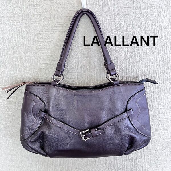セール!ラ アラントLA ALLANT レザー ハンドバッグ