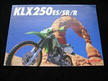 カワサキ　ＫＬＸ２５０　１９９６年？カタログ・美品・送料込！_画像1