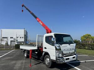 Must Sell 2.9t吊 4-stageCrane radio controlincluded 差し違いアウトリガー積載量4000kg 増tonne Mitsubishi Canter 5MT Widelong Vehicle inspectionincluded 佐賀より