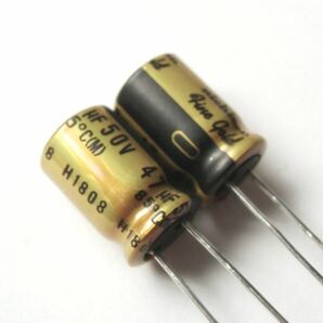 [10個] FG 50V 47uF Fine Gold ニチコン ★生産終了品の画像2