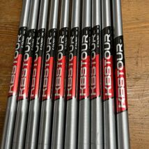 KBS TOUR C-TAPER 125 S + アイアンシャフト　シャフトのみ 10本セット　中古品　ジャンク扱い_画像1