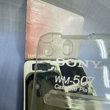 ケース付★SONY WALKMAN WM-507 ソニー ウォークマン カセットプレーヤー ジャンク_画像9