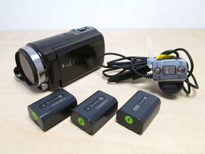 SONY * Sony HDR-CX430V Handycam цифровая видео камера RM-AV2 дистанционный пульт /NP-FV50 аккумулятор 3 шт приложен рабочее состояние подтверждено * б/у 