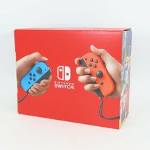 7518-80 Nintendo Switch 未使用品 新型 任天堂 ニンテンドースイッチ 本体 ネオンブルー ネオンレッド Switch本体 HAC-001_画像2