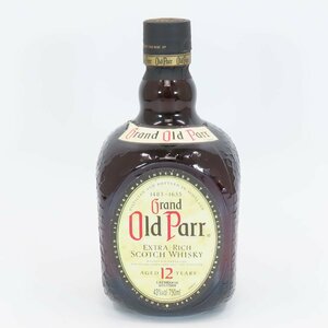 7508-60 Grand Old Parr グランド オールド パー 12年 エクストラ リッチ スコッチ ウイスキー 未開封 750ml/43%