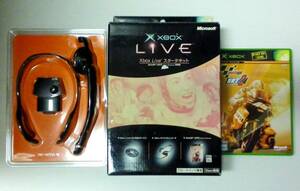 Xbox Live スタータキット ボイスコミュニケータ本体 + インカムのセット MotoGP URT2 Online Cgalleenge 同梱版 K97-00038