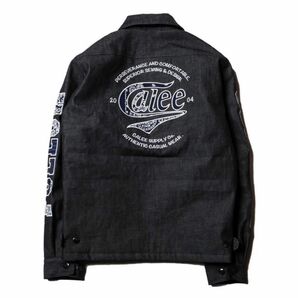 CALEE Patchwork Denim Work Jacket