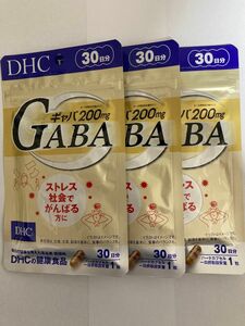 【匿名配送】DHC ギャバ （GABA） 30日分×3袋