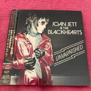 アンヴァーニッシュド／ジョーンジェット＆ザブラックハーツ　CD 帯付 国内盤 