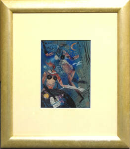 Art hand Auction [正品保证] 安本凉介 仲夏之梦 油画, 玻璃/附贴纸/以奇幻世界吸引众多粉丝的人气艺术家, 绘画, 油画, 肖像