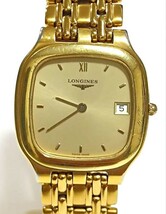 稼働品 ロンジン L7.648.2 メンズ腕時計 シャンパン色文字盤 二針 デイト付き新品電池 LONGINES_画像2