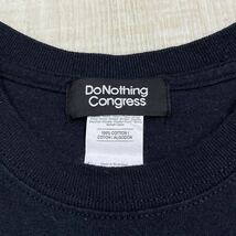 Do Nothing Congress ドゥー ナッシング コングレス Do Nothing but Cafe au Lait TEE T-SHIRTロゴ Tシャツ ブラック 系 サイズ M_画像3