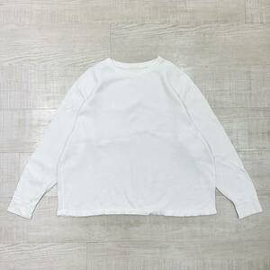 20ss 2020 COMOLI コモリ ワッフル 長袖クルー R01-05004 ロングスリーブ Tシャツ WHITE ホワイト 系 サイズ 3