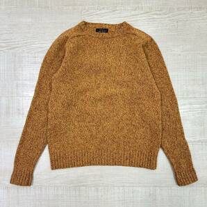 定番 BEAMS PLUS ビームス プラス ネップ クルーネック ニット メリノウール KNIT サイズ Sの画像1