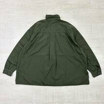 22ss 2022 Graphpaper グラフペーパー Garment Dyed Poplin Fatigue Shirt GM221-50063 製品染め オーバーサイズ ファティーグ シャツ FREE_画像3