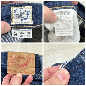 定番 orSlow オアスロウ 105 DENIM PANTS デニム パンツ 赤耳 ジッパーフライ or slow インディゴ 系 サイズ Sの画像9