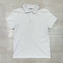 MONCLER モンクレール MAGLIA POLO MANICA CORTA 襟裏 ロゴ プリント ポロ シャツ ポロシャツ サイズ XS_画像2