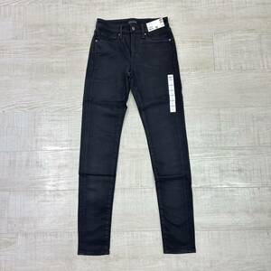 新品 UNIQLO JEANS ユニクロ ジーンズ ウルトラ ストレッチ ジーンズ WEB サイズ BLACK ブラック サイズ 27