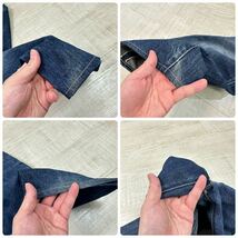 90s Vintage LEVI'S 501 xx 555 バレンシア工場 BIGE 赤耳 復刻 米国製 ヴィンテージ リーバイス 雰囲気抜群な色落ち デニム パンツ 36_画像7