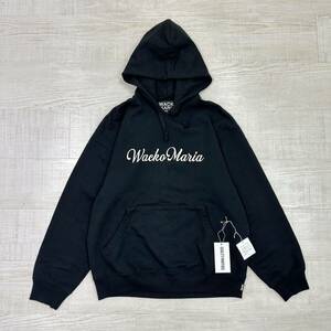 23aw 2023 WACKO MARIA ワコマリア HEAVY WEIGHT PULL OVER HOODED SWEAT SHIRT 23FW-WMC-SS01 ロゴ 刺繍 フーデッド パーカー サイズ L