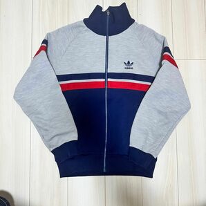 adidas トラックジャケット 80s ネイビー