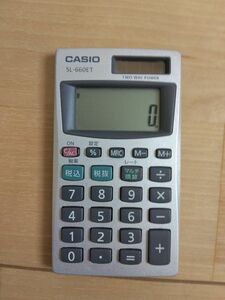 カシオ CASIO 電卓ソーラー機能