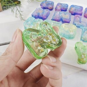 26個 レジン用品 シリコンモールド シェイカーモールド アルファベットモールド UVレジン LEDレジン シンプル ハンドメイド アクセサリーの画像9