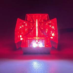 バイク アイアンクロス クロス テールランプ LED 12V ナンバー灯 SR チョッパー ボバー スクランブラー ハーレー 汎用 ykshopbの画像3