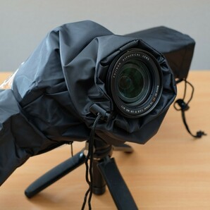 レインコート レインカバー カメラ用 一眼レフ ミラーレス 防水 ゴムバンド セットの画像1