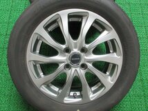 Z066【送料無料】185/60R15 超溝高 ブリヂストン 夏タイヤ NEXTRY 21年製 アルミ ホイールセット 4本 美品 ♪ 激安 アクア ヤリス ヴィッツ_画像8