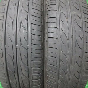 Z081【送料無料】165/55R15 超溝高 ダンロップ 夏タイヤ EC202 2022年製 ホイールセット 4本 美品 ♪ 激安 N-BOX タント スティングレー 等の画像2