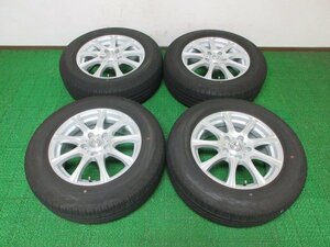 L897【送料無料】215/65R16 超溝高 8~8.5分山 ダンロップ 夏タイヤ GRANDTREK PT3 2021年製 ホイールセット 4本 激安 エクストレイル 等に