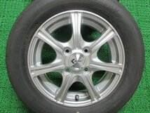 AZ115【送料無料】155/65R13 超溝高 8.5分山 ブリヂストン 夏タイヤ NEXTRY 20年製 ホイールセット 4本 激安 ワゴンR ラパン ライフ ゼスト_画像6