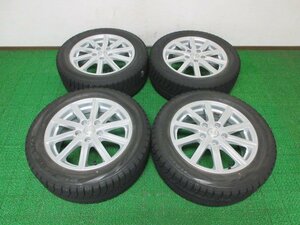 AL921【送料無料 在庫処分!!】205/55R16 超溝高 8.5分山 ブリヂストン スタッドレス VRX ホイールセット 4本 激安 アイシス シビック 等に