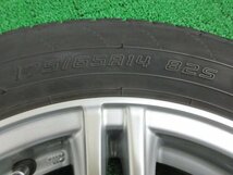 AM106【送料無料】175/65R14 超溝高 8.5分山 夏タイヤ ENASAVE EC204 20年製 ホイールセット 4本 激安 フィット ヴィッツ キューブ デミオ_画像6