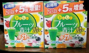 ユーワ　おいしいフルーツ青汁　２５包＋２４包　青汁