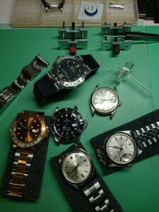 ★機械式腕時計　3針時計　オーバーホール(分解掃除)お承りいたします。ROLEX OMEGA IWC LONGINES　他ヴィンテージウォッチ