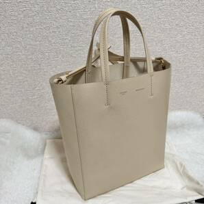 セリーヌ CELINE バーティカル カバ スモール フィービー トートバッグ ショルダーバッグ 2way 176183ANY クリーム creamの画像2