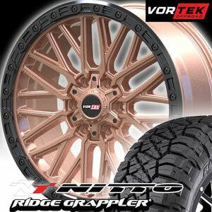 予約 6月頃 VORTEK VRT608 ランクル250 ランクル300 20インチマッドタイヤホイールセット NITTO RIDGE GRAPPLER 275/55R20