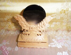 *24* * adjustment goods special price * Tokyo made on god mirror 1.5 size domestic production goods mirror diameter 4.5cm finest quality carving . water type ritual article mirror is plating finishing [ trust. Yahoo auc! results 24 year ]*