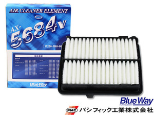 フィット GR5 エアーエレメント エアークリーナー パシフィック工業 BlueWay R02.02～R04.10