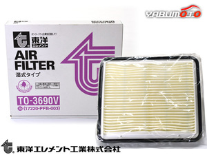 ザッツ JD1 JD2 エアエレメント エアー フィルター クリーナー 東洋エレメント ターボ無 H14.02～H19.06