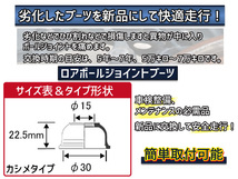 ■R1 R2 RJ1 RJ2 RC1 RC2 H15/10～H22/03 ロアボール ジョイント ブーツ 大野ゴム 2個セット 送料無料_画像2