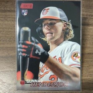 2023 Stadium Club Gunnar Henderson Rookie RC RED FOIL Baltimore Orioles #19