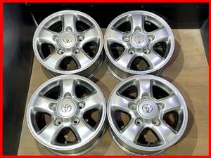 ★【即決】トヨタ ランクル 100 純正 16x8J+60 中古4本★送料:全国一律4900円(北海道5400円)(沖縄、離島発送不可)★ランドクルーザー