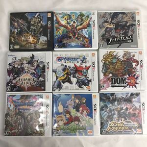 ▲ 3DS ソフト 9個まとめ　モンハン　アプリモンスターズ　ドラクエ　ファイヤーエムブレム　ガンダムNintendo 