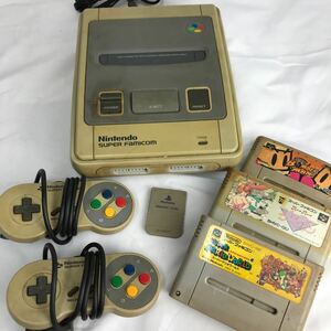 □ Nintendo スーパーファミコン コントローラー ソフト 付　FAMICOM 任天堂 