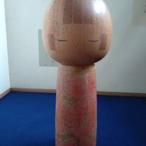 栗林一雪 こけし 52.5cm 29cm 2体の画像7