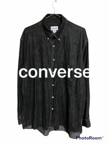 【最終価格】コンバース converse 長袖デニムシャツ