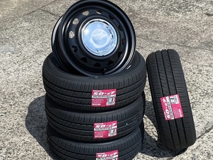 オシャレ鉄ちん 14インチ4.5J+45 TOYO SD-K7 155/55R14 69V クロームCAP ハイゼット/キャリィ/エブリィ/N-VAN/軽バン/軽トラ/軽自動車